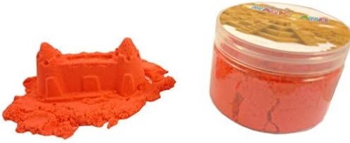 Magic Sand Refill - 250g- RED - Play Sand With No Mess! - Sculpture, Mold And Play!! by Magic Sand