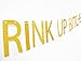 Drink Up Bitches With Champagne Glass Gold Glitter Hanging Sign Banner- Bachelorette, Engagement, Birthday Party, Bridal Shower Hen Night Girls Night Photo Props