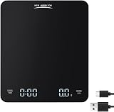 New Horrizon Rechargeable Digital Kitchen Scale 0.1g-3000g USB view 1