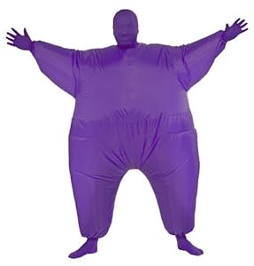Rubie's Costume Inflatable Full Body Suit Costume, Purple, One Size
