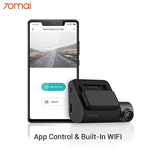 70mai Pro Dash Cam, Car DVR 1944P FHD,Car Video Built-in WiFi, Dash Camera with Night Vison for Cars, Dash cams with Voice Control, APP Control dashcam, On-Dash Cameras as Parking Monitor - Thumbnail 2