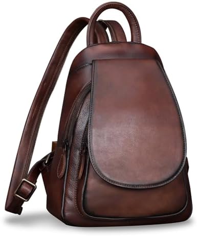 bonetto leather mini backpack Amazon.com | bonahide Genuine Leather Luxury Mini Backpack Multi-functional  Elegant Daypack Shopping Travel Leisure (Tan)