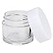 Beauticom High-Graded Quality 7 Grams/7 ML (Quantity: 60 Packs) Thick Wall Crystal Clear Plastic LEAK-PROOF Jars Container with White Lids for Cosmetic, Lip Balm, Lip Gloss, Creams, Lotions, Liquids