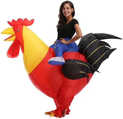EmilyStore Inflatable Costume Piggyback Costume Ride On Costume