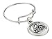 Alex and Ani Love II Expandable Rafaelian Silver Stackable Ring, Size 7-9