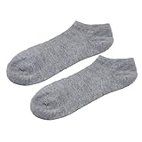 Man Cotton Blends Elastic Sports Adults Low Cut Casual Socks