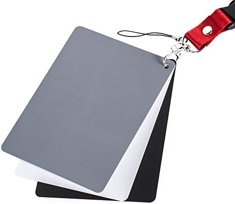 Macolink White Balance Grey Cards 18% Gray Cards Custom Color Calibration DSLR/SLR/EVIL Camera Checker for Digital Photography Video (5" X 4")
