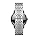 Emporio Armani Men's Quartz Watch with Stainless-Steel Strap, Silver, 20 (Model: AR1614)