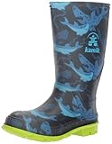 Kamik Boys' STOMP2 Rain Boot, Blue, 6 M US Big Kid