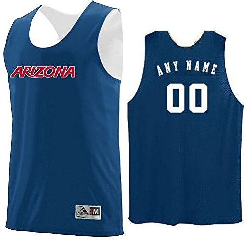 Youth Large CUSTOM (Any Name/# on Back) Arizona Wildcats Reversible Basketball Jersey