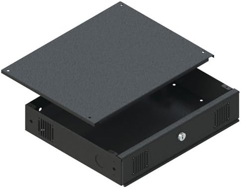 Mobile/Rackmount DVR Lockbox, Small, Black