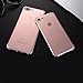 SZJJX iPhone 6/6s Clear Case Slim Soft Flexible TPU Bumper Hard Case for Apple iPhone 6/6s Shock Absorbing Scratch Resistant Frame Cover Protector with Protective Caps 4.7 inch