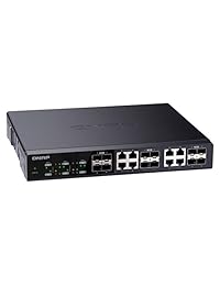 QNAP qsw 1208   8 °C us 12 port Unmanaged 10 GbE Interruptor doce SFP + con compartido ocho puertos de 10 GBase T