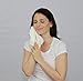 Ecocie 100% Natural Bamboo Washcloths, Extra Absorbent, Reusable Towel / wipes, Unbleached, Chemicals & Dyes FREE, Just The Right Touch for Sensitive Baby Skin, 6 Pack 10”X10”