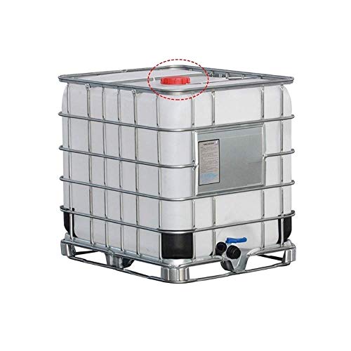 IBC Tote Lid Cover IBC Tank Lids Water Liquid Storage Plastic Cover Lid Cap Adaptor with Gasket for Chemical Medicine Food and Other Industries Storage