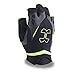 Under Armour Men's Flux Half-Finger Training Gloves, Black /Fuel Green, Large