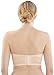 Glamorise Women's Complete Comfort Strapless Bra, Blush, 48B/C/D