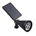 Solar Lights LITWAY Spotlight Waterproof Landscape Auto ON/OFF Outdoor Light for Garden Yard 2Pack