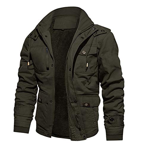 CRYSULLY Men Multi Cargo Pocket Tactical Safari
