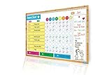 2018 Magnetic Reward and Chore Chart, Flexible Dry Erase Board, Family Chores, Behaviour Chart, Multiple Kids, Meal Planner, Bright Colors, Family Chores, Bonus Family Organiser Printables