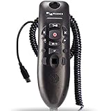 Nuance PowerMic III Microphone for Dragon, Coiled Cord (extends to 17 Ft)