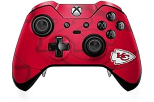 Skinit Decal Gaming Skin Compatible with Xbox One Elite Controller - Officially Licensed NFL Kansas City Chiefs Double Vision Design