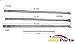 Hongso SBC4D4 Stainless Steel Burner Set Replacement 134D4 for Select Kenmore and Weber Gas Grill Models Genesis E-310 and S-320 (Aftermarket replacements)
