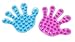 Dealglad 3pcs New PVC Plastic Strong Magic Double Sided Vacuum Suction Cup Sucker (Random Color) (Palm)