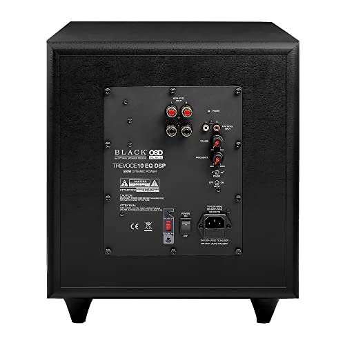 OSD Trevoce Triple Driver Powered Subwoofer Dynamic Power, EQ DSP App