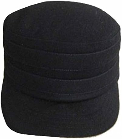 Ideal Cap Co. Black on Black Chicago Style Vintage Baseball Cap Circa 1900 7 7/8 Black