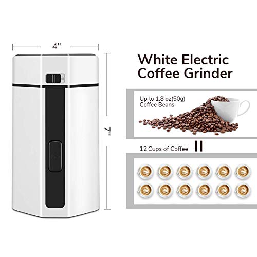 Coffee Bean Spice Grinder Electric Stainless Steel Blade Grinds