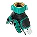 The Seventh 2 Way Garden Water Hose Splitter Y Ball Valve Hose Connector Fits Ourdoor Faucet