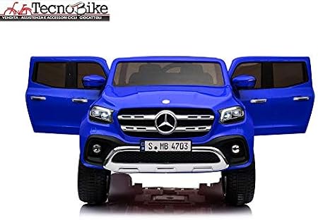 Tecnobike Shop Auto Macchina Elettrica per Bambini Mercedes Classe X 12V 2  Posti 4X4 con Monitor 4 Mp4 Bianco Biciclette e tricicli farmaki.gr