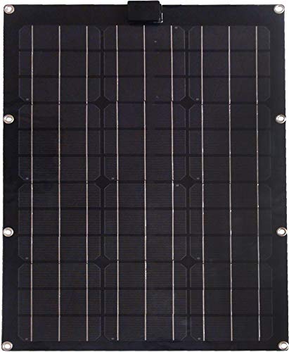 Nature Power 56703 50-watt Semi-Flex Monocrystalline Solar Panel for 12-volt Charging