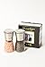 Salt and Pepper Grinder Set - Durable, Stainless Steel, Salt Grinder and Pepper Grinder - Adjustable Coarseness Ceramic Mechanism - Easy To Operate, Clean, Refill - Elegant Salt and Pepper Mill Set