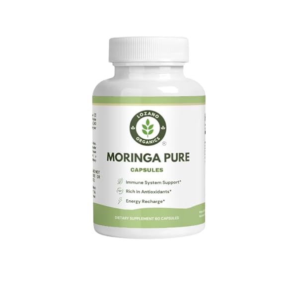 MORINGA POWDER CAPSULES – 800MG OF PURE NUTRIENT-RICH MORINGA POWDER – A NATURAL GREEN ANTIOXIDANT SUPERFOOD – RICH IN ESSENTIAL VITAMINS & AMINO ACIDS FOR OVERALL WELLNESS