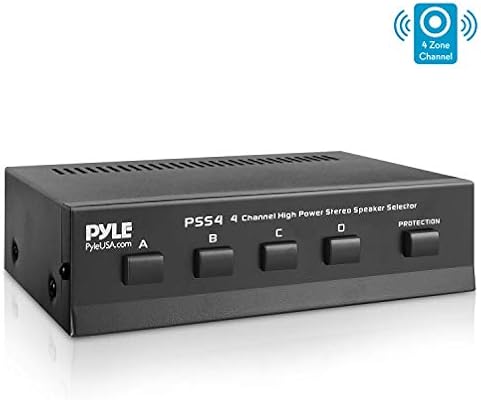 Stereo Amplifier A/B/C/D Switches 
