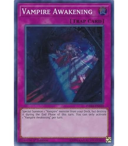 Amazon.com: Yu-Gi-Oh! - Vampire Awakening - MP19-EN242 - Common