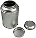 2-pack, Coffee Tin, Twisted Lid Multiple Compartment Tea Canister, Multi-Purpose Kitchenware