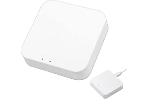 ORIKLON ZigBee 3.0 Hub WiFi & Bluetooth Dual Mode Gateway, Only for Tuya Product Smart Home Bridge Wireless Remote Controller,Intelligent Bridge Wireless Smart Home Gateway Voice Control via Alexa,Google Home
