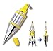 TAJIMA Plumb Bob - 14 oz (400g) Plumb-Rite with Quick-Stabilizing Cap & Embedded Bumpers - PQB-400