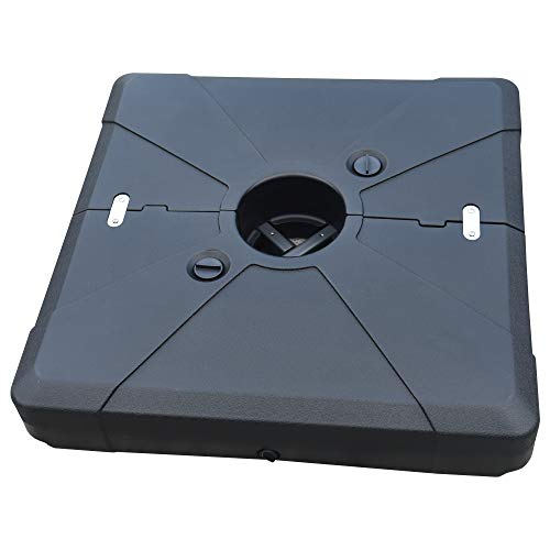PURPLE LEAF Offset Umbrella Base Cantilever Umbrella Base, 32.3'' X 32.