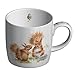 mrliance Between Friends (Squirrel) Fine Bone China Single Mug, Multi Coloured, 8 x 12 x 8 cm