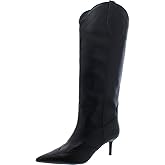 INC Womens Hayleigh Solid Faux Leather Knee-High Boots Black 10 Medium (B,M)