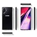 for Samsung Galaxy Note 10 Plus Case Clear Slim Tempered Glass Transparent Back Shockproof Rugged Hybrid Case Cover [VVUP] 6.8