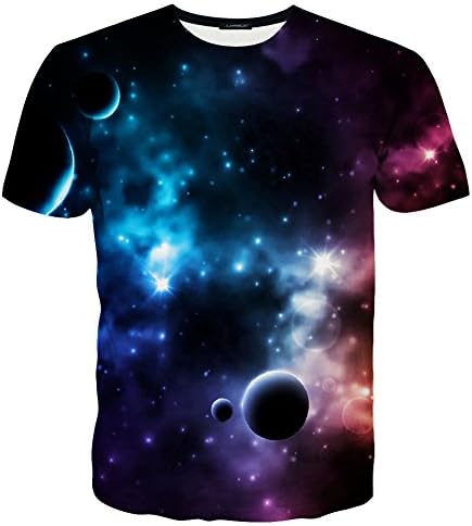 Yasswete Men and Women Shirts Unisex 3D Fashion Printed Shirts for Adults Short Sleeve Top T-Shirts