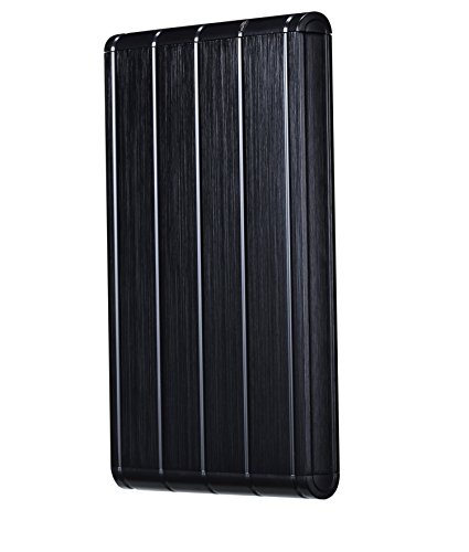 Bipra USB 3.0 Ultra Slim Hard Drive Enclosure Case for 2.5" SATA Hard Drive Stylish Design GD25603 (BLACK_GD25603)