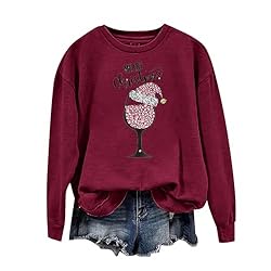Plus Size Funny Christmas Shirts For Women Long