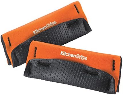 Kitchen Grips 2-Piece Loop Holder Set, Orange/Black