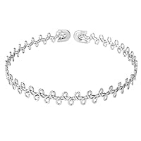 Phoenixb2c Women Fashion Punk Metal Swirl Wire Tattoo Choker Necklace Jewelry